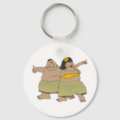 Hula Dancers Sleutelhanger (Achterkant)