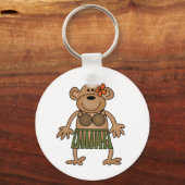 Hula Dancing Monkey Sleutelhanger (Voorkant)