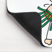 Hula Dancing Stick Figuur Mousepad Muismat (Hoek)