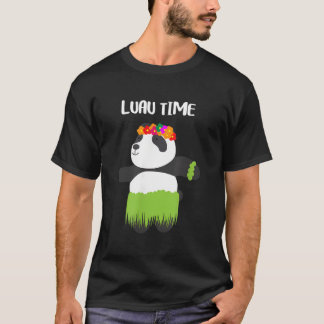 Hula Dansende Panda Hawaiaanse Luau T-shirt