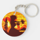 Hula danser sleutelhanger (Achterkant)