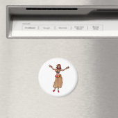 Hula Girl Magnet (In Situ (Lave-vaisselle))
