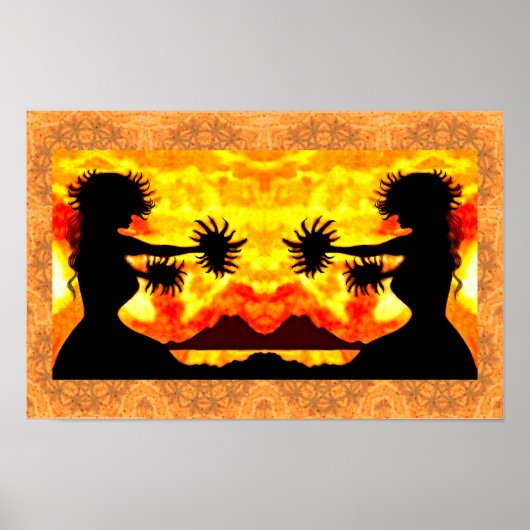 Hula Girls Print, Value Poster Paper (Matte) (Devant)