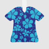 HULA HAWAIEN (HIBISCUS) BLEU FONCÉ/CLAIR (dos)