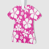 HULA HAWAIENNE (HIBISCUS) ROSE CHAUD (devant)