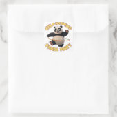 Hula hooling panda party sticker (Tas)