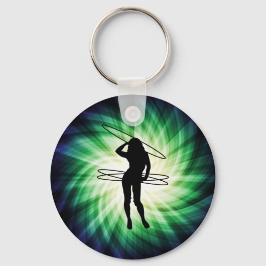 Hula Hoop Girl; Cool Sleutelhanger (Voorkant)