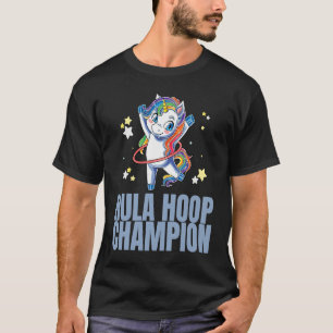 Hula Hoop Kampioen Dans Workout Oefening Hooper U T-shirt