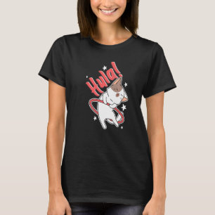 Hula Hoop Kat Schattige Hula Hoop T-shirt