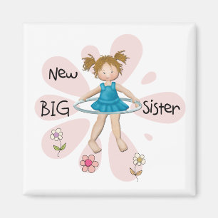 Hula Hoop New Big Sister Magneet