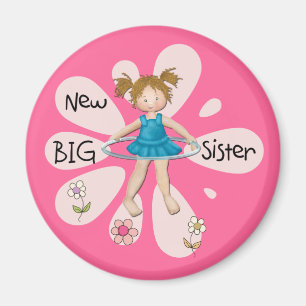 Hula Hoop New Big Sister Magneet