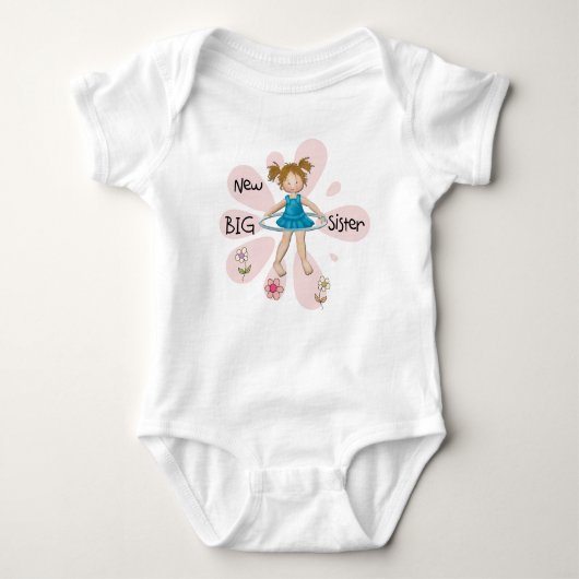 Hula Hoop New Big Sister Romper (Voorkant)