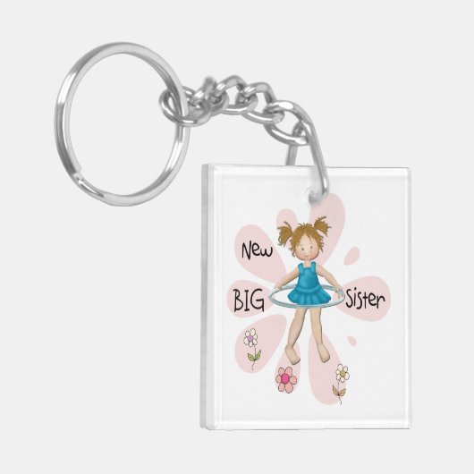 Hula Hoop New Big Sister Sleutelhanger (Voorkant Links)