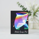 Hula hoop Poi twirler Briefkaart (Staand voorkant)