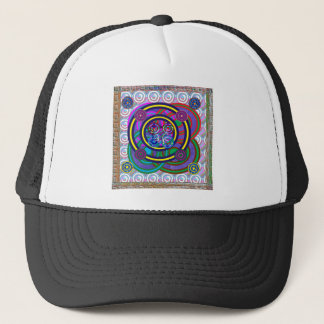 Hula Hoop Round Colorful Circles Trucker Pet
