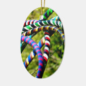 Hula Hooping in Style Keramisch Ornament (Links)