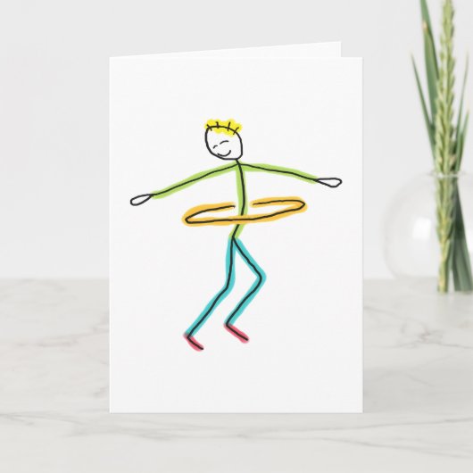 Hula Hooping Kaart (Voorkant)