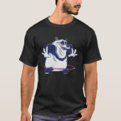 Hula Hooping Panda Bear  Sarcastic Cute Panda T-shirt (Voorkant)
