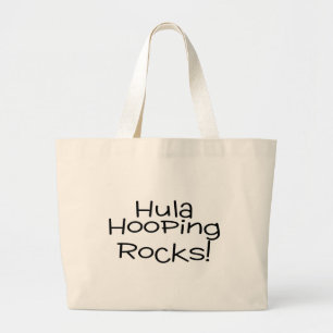 Hula Hooping Rocks Grote Tote Bag