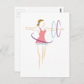 Hula Hoops Briefkaart (Voorkant / Achterkant)