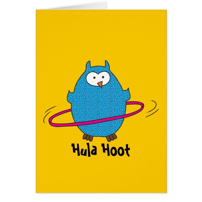 Hula Hoot Owl (Voorkant)