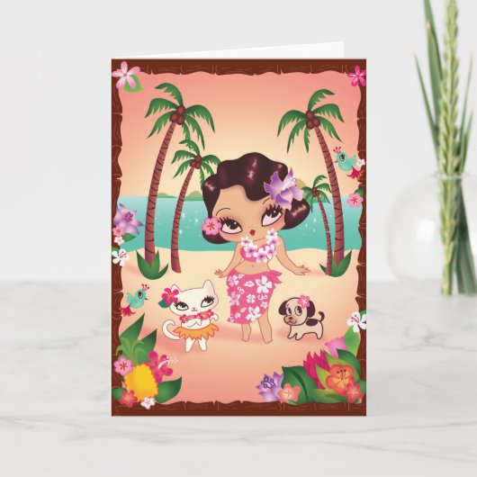 Hula Lulu's magische soep Kaart (Voorkant)