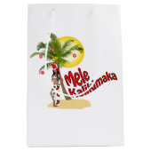 Hula Mele Kalikimaka kerstcadeau medium Medium Cadeauzakje (Voorkant)