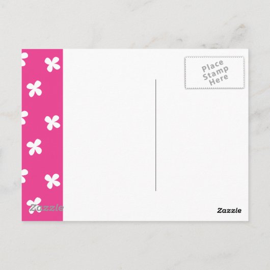 Hula Monkey Briefkaart (Achterkant)