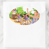 Hula Ovale Sticker (Tas)
