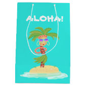 Hula Palm cadeazak Medium Cadeauzakje (Achterkant)