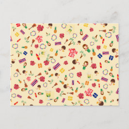 Hula Party in Hawaii Uitnodiging Briefkaart