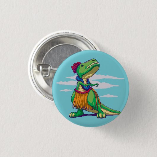 Hula Rex Ronde Button 3,2 Cm (Voorkant /achterkant)