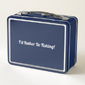 HulaMan Metal Lunch Box Blauw (Achterkant)