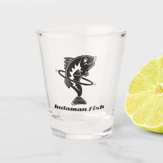 HulaMan schoot glas (Voorkant)
