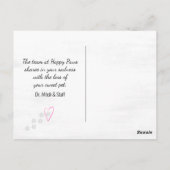 Hulde aan Duitse Herder bij verlies van huisdier Briefkaart (Achterkant)