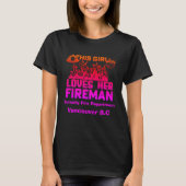 Hulde aan een brandweerman t-shirt (Voorkant)