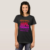 Hulde aan een brandweerman t-shirt (Voorkant volledig)