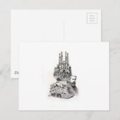 Hulde aan Gaudi. Briefkaart (Voorkant / Achterkant)