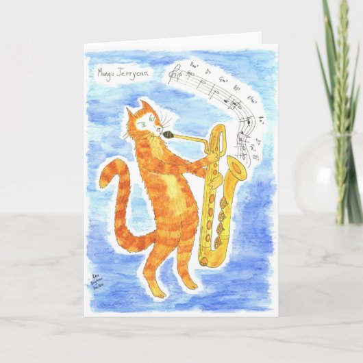 Hulde aan recent groot Gerry Mulligan Kaart (Voorkant)