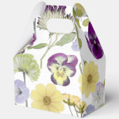 Huldebox met wilde bloem thema bedankdoosjes (Achterkant)