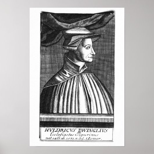 Huldrych Zwingli Poster (Voorkant)