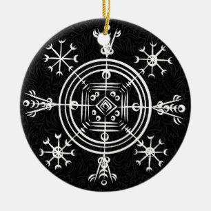 Hulinhjálmur – Noors teken van onzichtbaarheid Keramisch Ornament