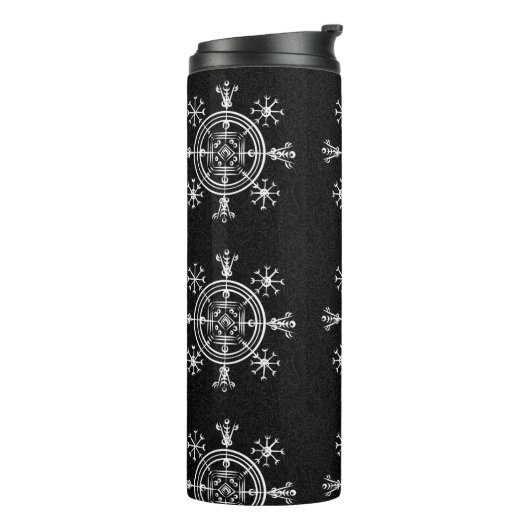 Hulinhjálmur – Noors teken van onzichtbaarheid Thermosbeker (Gedraaid links)