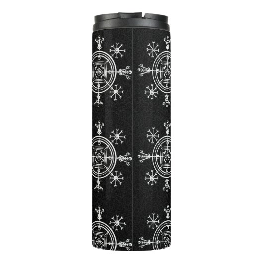 Hulinhjálmur – Noors teken van onzichtbaarheid Thermosbeker (Achterkant)