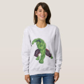 Hulk Écrase Femmes Sweat à Capuche (Devant entier)