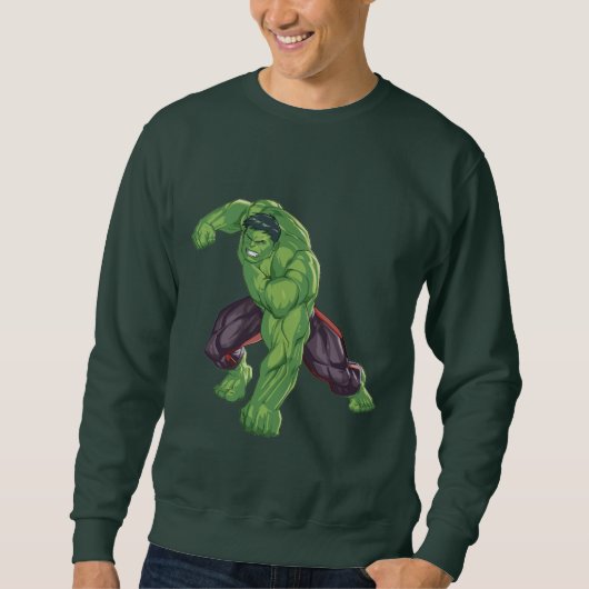Hulk Slaat Mannen T-shirt (Voorkant)