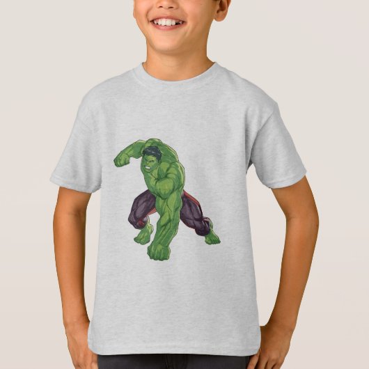 Hulk Smash Boys T-Shirt (Devant)