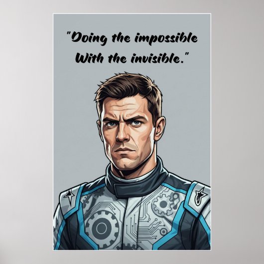 Hülkenberg Quote Poster – Doing the Impossible (Devant)