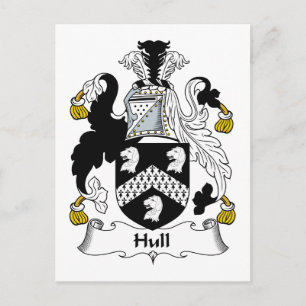 Hull Family Crest Briefkaart