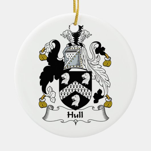 Hull Family Crest Keramisch Ornament (Voorkant)